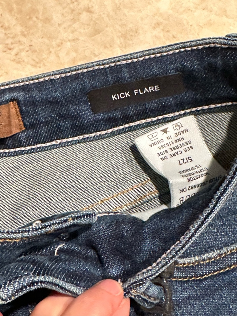 Judy Blue Kick Flare Jeans - Size 5/27 - Picture 6 of 7
